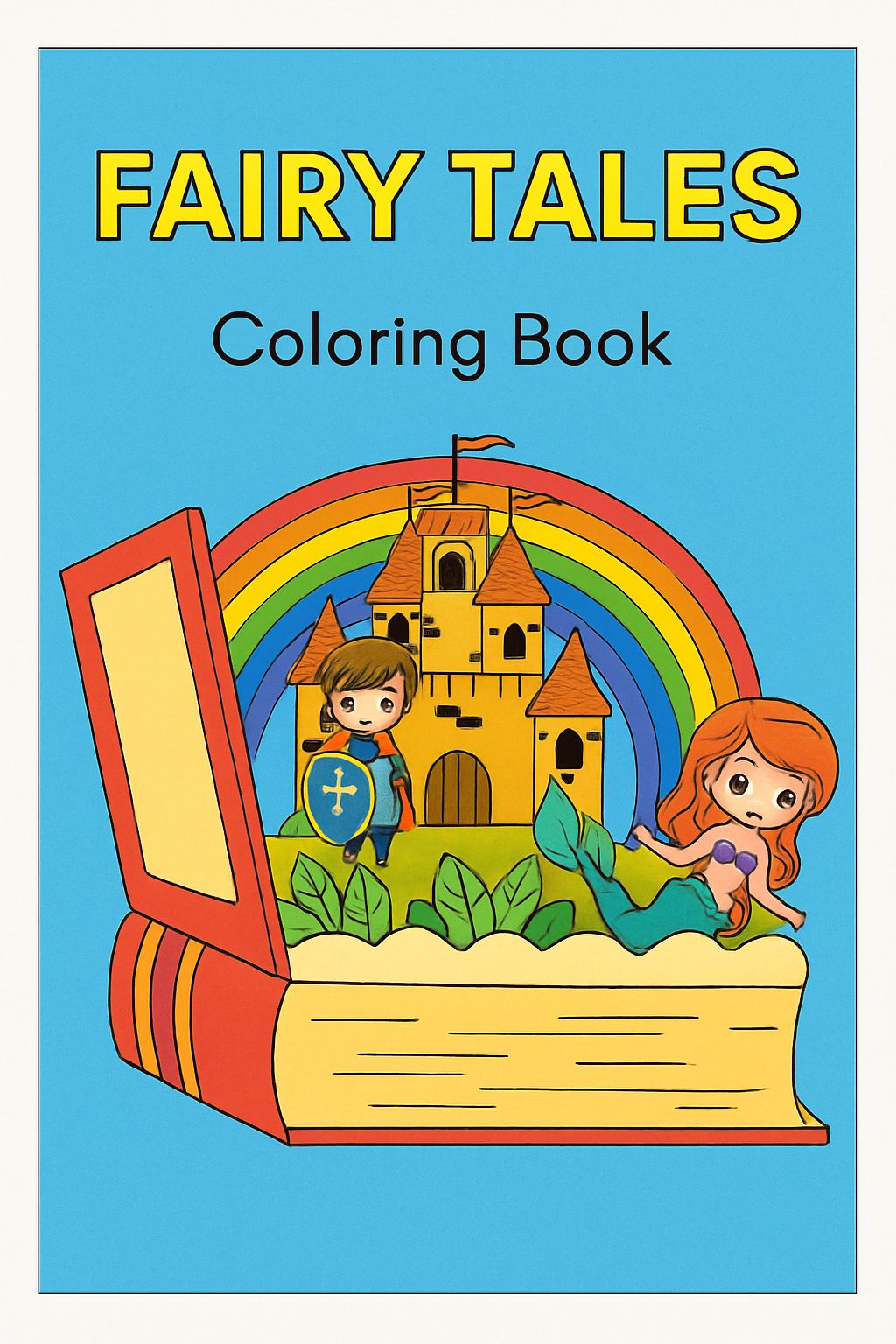 Whimsy Tales: Printable Fairy Tale Coloring Book (Digital Download)