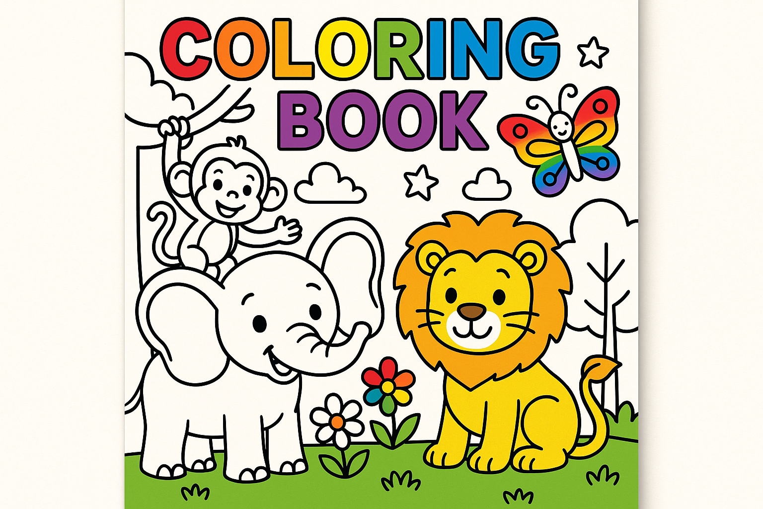 store digital product coloring book kids